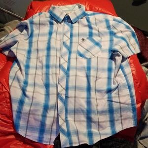 Original penguin casual men's xl button down